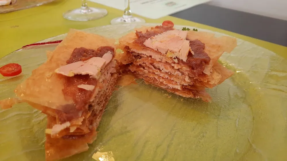 Mille Feuilles Croustillant Foie Gras Maison